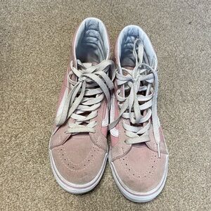 Vans Light Pink Sk8 Hi Sneakers Size 5.5